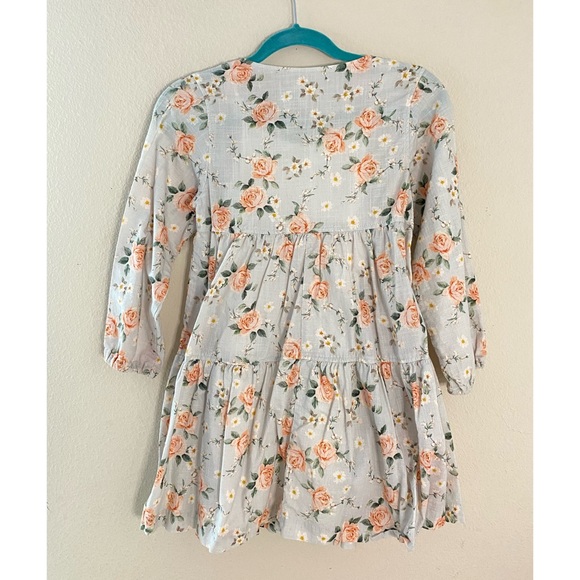 ZARA Kids ♡ Girls Floral Dress - Picture 4 of 9